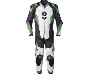GMS-Moto GRC-1, leather suit 1pcs. 48 Black/White/Green/Grey