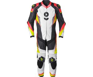 GMS-Moto GRC-1, leather suit 1pcs. 58 Black/White/Red/Yellow