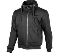 GMS-Moto Grizzly, zip hoodie waterproof 5XL Black