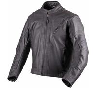 GMS Panther Motorcycle Leather Jacket, black, size M
