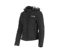 GMS Luna Ladies Motorcycle Softshell Jacket, black, size L for Women