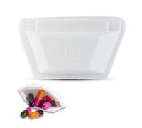 GMS Squeezable Pocket Pill Case - Small, Lightweight Pill Organizer Ideal for Travel - Holds Medicines Securely - Sturdy Design with Easy Fuss-Free Access - Pocket Sized & Discreet