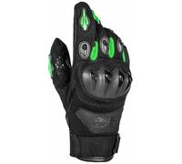 GMS Tiger Motorcycle Motorcycle Gloves, black-green, size 2XL for Men