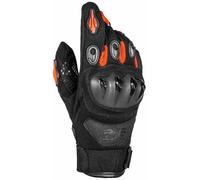 GMS Tiger Motorcycle Motorcycle Gloves, black-orange, size 3XL for Men