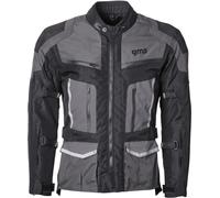 GMS Tigris waterproof Motorcycle Textile Jacket, black/grey, size 4XL