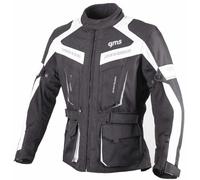 GMS Track Light Motorcycle Textile Jacket, black/white, size L