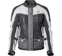 GMS Twister Neo waterproof Ladies Motorcycle Textile Jacket, black/grey/white, size XXL