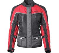 GMS Twister Neo waterproof Ladies Motorcycle Textile Jacket, black-red, size XS for Women