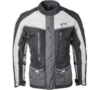 GMS Twister Neo waterproof Motorcycle Textile Jacket, black-grey-white, size 5XL for Men