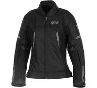 GMS Vega waterproof Ladies Motorcycle Textile Jacket, black, size 2XL for Women