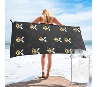 GMSGHJHDR Bumble Bees Microfibre Beach Towel Extra Large,Lightweight Beach Towels For Adults,Swimming Towel,Quick Dry,Oversized 160 X 80cm, Travel Towels For Beach Travel Camping