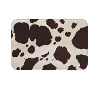 GMSGHJHDR Door Mats Indoor 60x40cm/15.7x23.6in, Cow Fur Print Printed Welcome Door Mat,Anti-Slip Doormats Floor Mat,Front Back Door Rug,Entrance Mat For Patio Bathroom Kitchen Bedroom