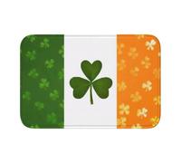 GMSGHJHDR Door Mats Indoor 60x40cm/15.7x23.6in, Irish Flag Printed Welcome Door Mat,Anti-Slip Doormats Floor Mat,Front Back Door Rug,Entrance Mat For Patio Bathroom Kitchen Bedroom
