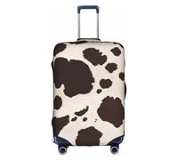 GMSGHJHDR Elastic Luggage Covers for Suitcases Cow Fur Print Suitcase Cover, Durability Trolley Case Protector, Travel Luggage Cover Suitcase Protector Fits 18-32 Inch Luggage