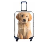 GMSGHJHDR Elastic Luggage Covers for Suitcases Golden Retrievers Suitcase Cover, Durability Trolley Case Protector, Travel Luggage Cover Suitcase Protector Fits 18-32 Inch Luggage