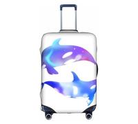 GMSGHJHDR Elastic Luggage Covers for Suitcases Orca Killer Whale Suitcase Cover, Durability Trolley Case Protector, Travel Luggage Cover Suitcase Protector Fits 18-32 Inch Luggage