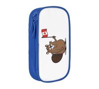 GMSGHJHDR Large Capacity Pencil Pen Case Cute Beaver 3D Print School Stationery Organizer Bag with Compartments Zip, Pencase Pencil Pouch for Girls Boys Students College Office