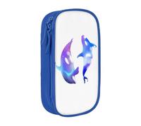 GMSGHJHDR Large Capacity Pencil Pen Case Orca Killer Whale 3D Print School Stationery Organizer Bag with Compartments Zip, Pencase Pencil Pouch for Girls Boys Students College Office