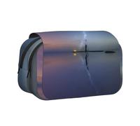 GMSGHJHDR Large Pencil Case Looking Up Alone 3D Print Double Clamshell Pen Case, Double Zippers Pencil Pen Bag Pouch Stationery Storage Organizer for School, Students, Girls, Boys