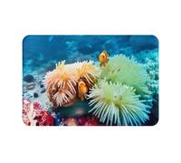 GMSGHJHDR Welcome Door Mat 15.7x23.6in, Clown Fish Print Entryway Mat, Anti-Slip Soft & Cozy Doormats For Outdoor, Indoor, Entrance, Patio, Front & Back Doors