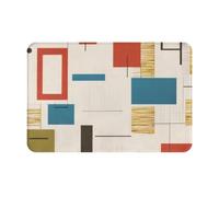 GMSGHJHDR Welcome Door Mat 15.7x23.6in, Mid Century Modern Print Entryway Mat, Anti-Slip Soft & Cozy Doormats For Outdoor, Indoor, Entrance, Patio, Front & Back Doors