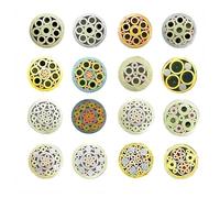 Gmsqj Rivets, 6mm Mosaic Pin Rivets for Knife Handle Screw Brass Mosaics Rivets Nail Steel Tube More Design Exquisite Style Length 90mm 1PC (Color : Style 3)