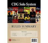 GMT: CDG Solo System Kit, 2nd Edition, Solitaire System for GMT's Card Driven Games