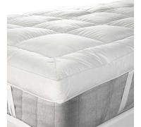 GMTEXTILES HOTEL QUALITY(Microlite) MICRO FIBER MATTRESS TOPPER THICK 5 CM, BOX STITCHED ANTI ALLERGENIC-183X200cm