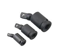 GMTSTHAZN Joint Socket Kit,360 Degree Swivel Knuckle Joint, Air Impact Wobble Retractable Socket Adapter for Pneumatic Wrench Tool(1/4inch 3/8inch 1/2inch)(1/4inch 3/8inch 1/2inch)