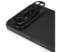 GMUJIAO [2 Pack Camera Lens Protector Compatible with Google Pixel 9 Pro XL,Google Pixel 9 Pro XL Aluminum Alloy Camera Lens Protector,Metall Lens Protective Cover[Wear Resistant]-Black