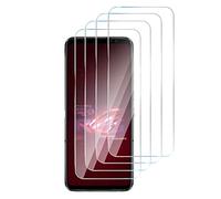 GMUJIAO [4 Pack] Compatible with Asus ROG Phone 6 for Tempered Glass Screen Protector,Tempered Glass Film,Premium Shatterproof Protection,9H-Hardness-Transparent