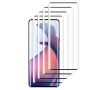 GMUJIAO [4 Pack Compatible with Motorola Edge 30 Fusion for Tempered Glass Screen Protector,Tempered Glass Film,Premium Shatterproof Protection,9H-Hardness-Black