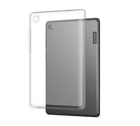 GMUJIAO Case Compatible with Lenovo Tab M8 4th Gen (TB-300FU),Silicone Soft Skin TPU Shockproof Lightweight Protective Cover-Frosted Transparent