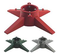 GMUK Home & Garden Products Modern Christmas Tree Stand/Base Holder With Reservoir - Latest Extra Sturdy Design & Assembled In Minute (Red)