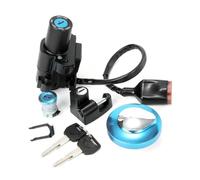 GMVGKLCPCF 1 Set Fit For Honda CB400 CB400SS CB 400 SS Motorcycle Ignition Switch Fuel Tank Gas Cap Helmet Seat Lock With 2 Keys