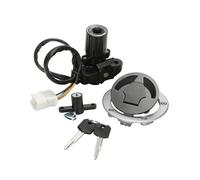 GMVGKLCPCF 1 Set Motorcycle Fuel Gas Tank Cap Lock With 2 Keys+Ignition Switch Kits Fit For Kawasaki Ninja ZX6R ZX-6R ZX636 ZX10R ZX1000