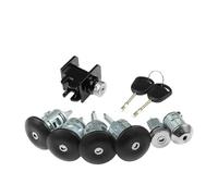GMVGKLCPCF 4359018 7 pcs/set Ignition Switch Car Barrel Door Locks Keys Set Fit For Ford Transit Mk6 2000-2006 4119503 1C1AV22050BA