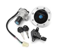 GMVGKLCPCF Fuel Gas Cap Ignition Switch Seat Lock Fit For Suzuki GSXR400 RF400 RF600 RF900 GSF250 GSF400 Bandit RF 600 900 GSF 250 400