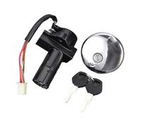 GMVGKLCPCF Ignition Switch Gas Fuel Cap Seat Lock Key Fit For Suzuki GN250 1985-2001 / GN 250