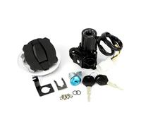 GMVGKLCPCF Motorcycle Ignition Switch Fuel Gas Cap Seat Lock Key Set Fit For Kawasaki Ninja 650 Z650 EX650 2017-2023