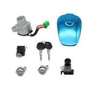 GMVGKLCPCF Motorcycle Lock Key Set Ignition Switch Side Cover Fuel Tank Gas Cap Fit For Suzuki GZ150-A GZ150 GZ 150cc