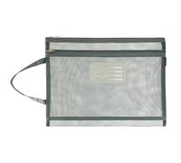 GMVZGQW Mesh Pouch Bags 5pcs Mesh Zipper A4 Stationery Storage Organizer Bag Book File Folders Stationery Pencil Case Storage Bags Cosmetic Makeup Bags For Travel(Gray,Double layer)