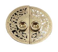 GMVZGQW Pull Handle Antique Copper Cabinet Handle Shoees Wardrobe Door Brass Retro Furniture Knob Engraved Round Handles Door Decoration for Cabinet Door(Birds Bronze Color,Diameter 160mm)