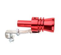 GMWD Turbo Sound Whistle Exhaust Muffler Tail Pipe Blow Off Valve Aluminium,Auto-Grip Car Sound Maker Oversized Whistle Modified Tail Whistle Sounder Sound Wave Size XL Red