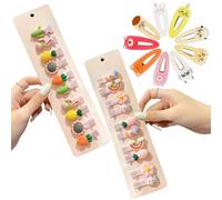 GmwyCzV 29 Pieces Girls Hair Clips Cute Animal Hair Clips Set, Acrylic Hair Accessories, Fashion Hair Accessories for Girls, Cute Hair Clips Small for Girls, Teenagers, Toddlers