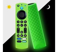 GMXT Remote Cover for Fire Stick 4k+ Max,Toshiba, Insignia Fire Tv Remote Cover, Silicone Case Glow in The Dark (Green)