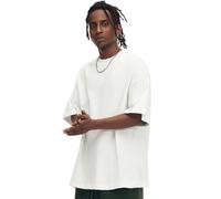 GMYG Accessible Luxury Essentials Men's Oversize Heavyweight 100% Cotton T-Shirt, 10.2oz/yd² Heavy Ounce, Drop-Shoulder Crew Neck Short Sleeve Tops(White,XXL)