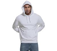GMYG Accessible Luxury Multiple colour options Men’s Hoodie 100% Cotton 11oz/yd² Women's Pullover Kangaroo Pocket Unisex Hooded Sweatshirt Jumper (Snowy,L)