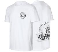 GMYG Thousand Sunny Pirate Ship Going Merry One Ruffy Piece Monkey D Luffy Anime Premium 100% Cotton Crew Neck Short Sleeve T-Shirt Men（White，L）