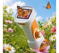 GMYGBY Birthday Gift for 4-12 Year Old Boy, 1000x Digital Pocket Microscope | with 2.4" Screen,STEM Toy for Boys Girls Ages 3-12 with Video/Photo, Rechargeable Science Gift for Christmas & Holiday